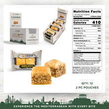 Load image into Gallery viewer, Single Serve Cashew Baklava 2-Pack (Case of 12)