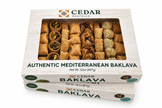 Cedar Pastries Mediterranean Baklava Large Box – Assorted Pistachio, Cashew & Walnut
