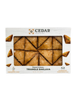 Cedar Pastries Traditional Mediterranean Triangle Baklava Large Tray