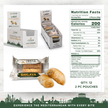 cedar pastries on the go 2 pack cashew baklava in a case of 12 nutritional facts