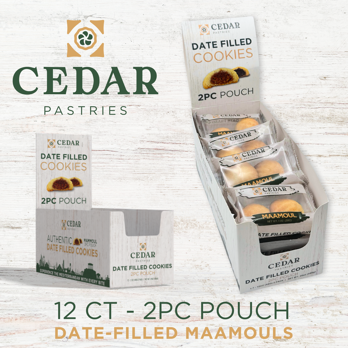 cedar pastries on the go 2 pack date filled cookies