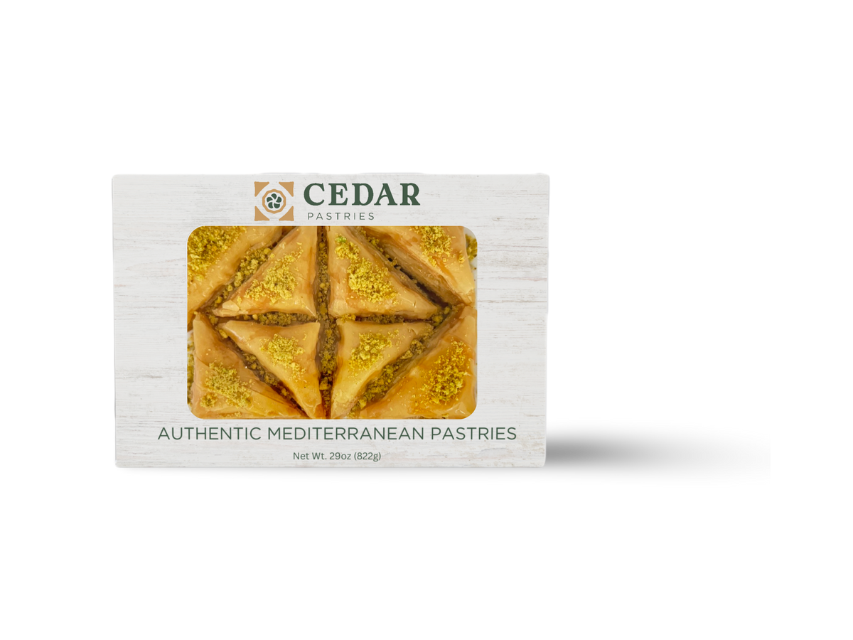 Cedar Pastries 1LB Traditional Triangles Baklava