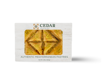 Cedar Pastries 1LB Traditional Triangles Baklava