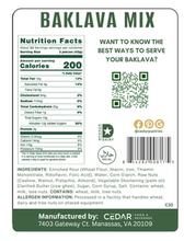 Load image into Gallery viewer, Cedar Pastries 19 Piece Baklava Assortment
