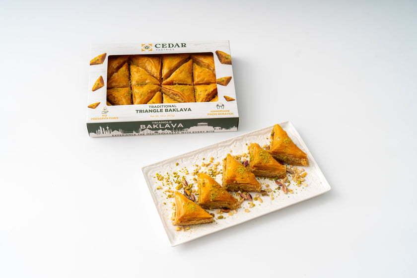 Cedar Pastries 1LB Traditional Triangles Baklava