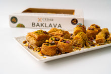 Load image into Gallery viewer, Cedar Pastries Baklava Assortment 33pcs
